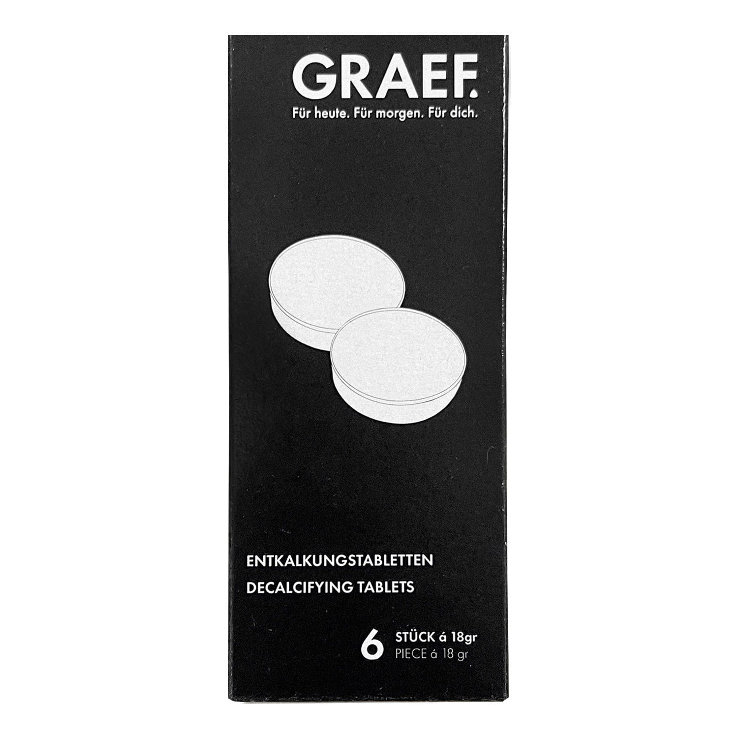 Tabletki odwapniające Graef 145618 (6 sztuk)